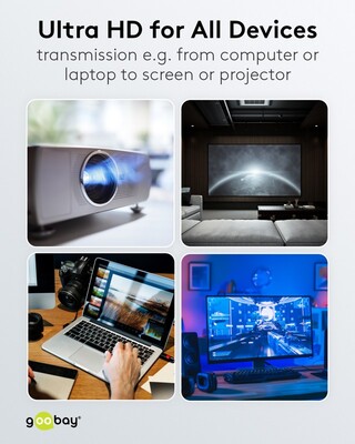 Kábel DisplayPort M/M 1m, 8K@60Hz, DP v1.4, 32.4Gbit/s, čierny, pozl. konektor