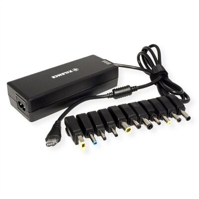 Adaptér NTS 120 W, 15-24V, napájací zdroj pre notebooky, LED display, účinosť cez 85%, čierny