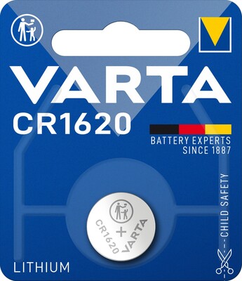 Batéria VARTA Lítiová CR1620 3V 70mAh (6620), 10ks/bal