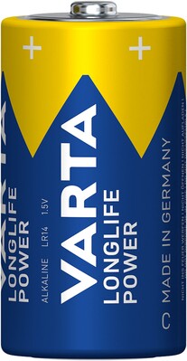 Batéria VARTA Longlife Power Alkalická C Baby (2ks) 1.5V (LR14) 2BL