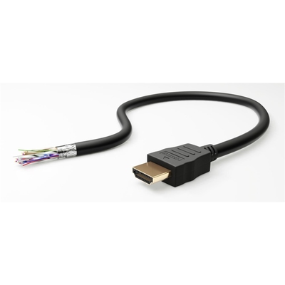 Kábel HDMI M/M 15m, Ultra High Speed+Eth, HDMI 2.0, 4K@60Hz 10.2G, G pozl. kon., čierny