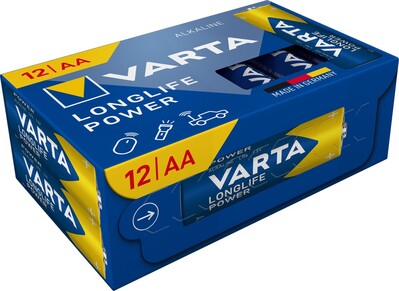 Batéria VARTA Longlife Power Alkalická AA (12ks) 1.5V (LR6) 12BL