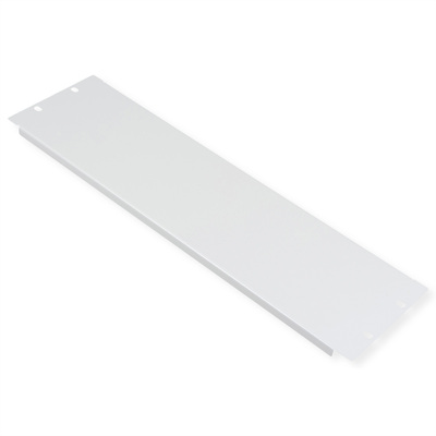 19" záslepka 3U, kovová, sivá RAL7035