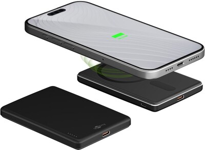 PowerBank 5000 mAh, magnetická bezdrôtová (wireless) 