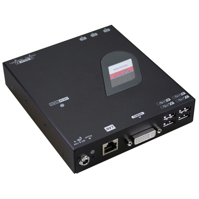 Predĺženie KVM cez IP (Gigabit Ethernet), DVI-I, 4x USB, Receiver (RX)
