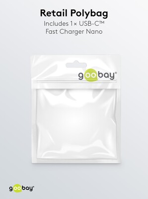 Nabíjačka USB 230V 1port, 1xUSB Typ C, 30W, Power Delivery, Fast Charge, Nano, čierna
