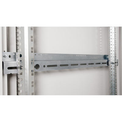 19" Rack na podlahu 26U, 1260x600x1000mm (HxWxD), PRO, Plexiglas, sivý