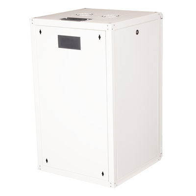 19" Rack na stenu 20U, sivý, 996x600x600mm (HxWxD), RAL7035, PRO, odnímateľné bočnice