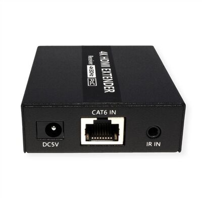 Predĺženie HDMI cez TP do 40m, IR, 4K@60Hz, Power over Cable (PoC), s lokálnym monitorom "loop out"