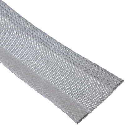 Káblový organizér Kábel Fix, suchý zips, 1m, ⌀ do 25mm, sivý