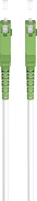 Fiber kábel SC/APC-SC/APC, 5m Simplex OS2(9/125µm), LSOH, 3mm, Kábel pre Orange a Magio, biely