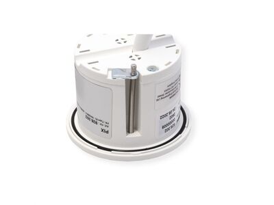 PIX 1xUTE 230V, 0.2m kábel 1.5mm², GST18, čierna + nerez krúžok v balení