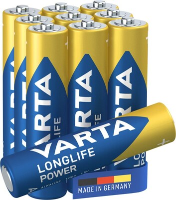 Baterka VARTA Longlife Alkalická AAA (10ks) 1.5V (LR03) 10BL