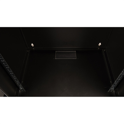 19" Rack na stenu 12U, čierny, 595x540x400 mm (HxWxD), RAL 9005, BASIC