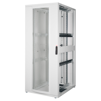 19" Rack na podlahu 42U, 1970x800x1000mm (HxWxD), PRO, sivý