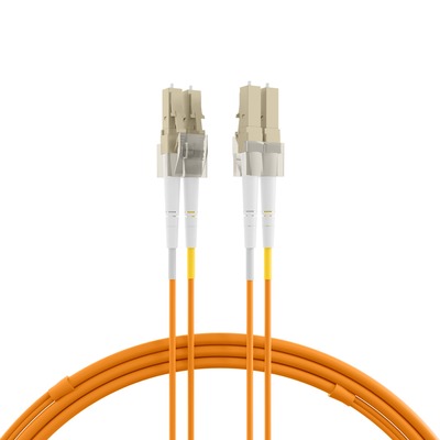 Fiber kábel LC-LC, 5m Duplex OM2(50/125µm), LSOH, 2mm, oranžový