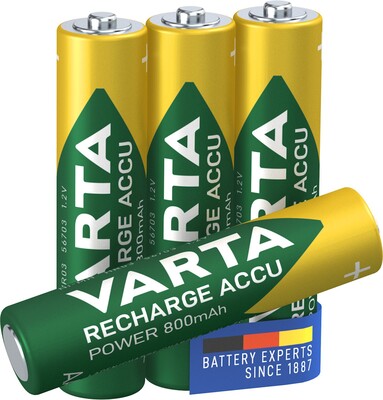 Batéria VARTA RTU nabíjacia AAA (4ks) 1.2V 800mAh NiMH (HR03 56703) 4BL