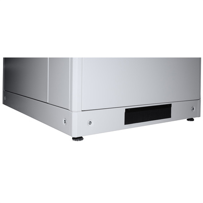 Podstavec pre sieťový kabinet, 800x800mm (ŠxH), sivý