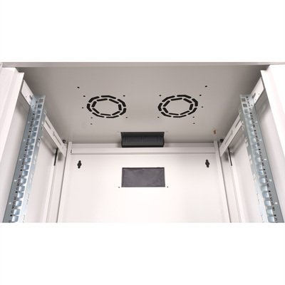 19" Rack na stenu 20U, sivý, 996x600x450mm (HxWxD), RAL7035, PRO, odnímateľné bočnice