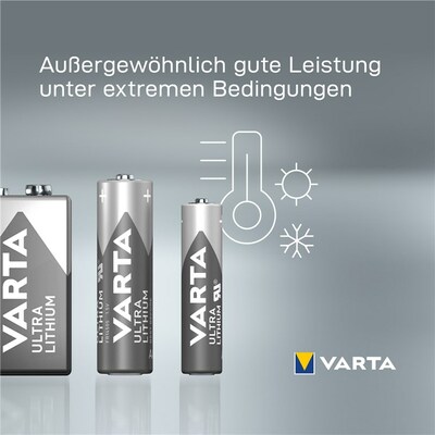 Baterka VARTA Ultra Lítiová AA (2ks) 1.5V (FR6 6106) 2BL