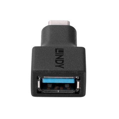 Adaptér USB 3.2 Gen 2, C-A M/F, 10Gbps, priamy, čierny