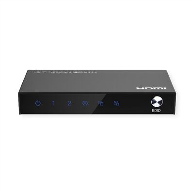 Video distribútor/splitter HDMI 1IN/2OUT, EDID Managment, UHD 4K@60Hz 18G