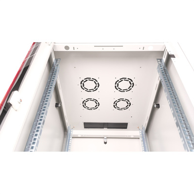 19" Rack na podlahu 32U, 1560x600x800mm (HxWxD), BASIC, sklenené dvere, sivý