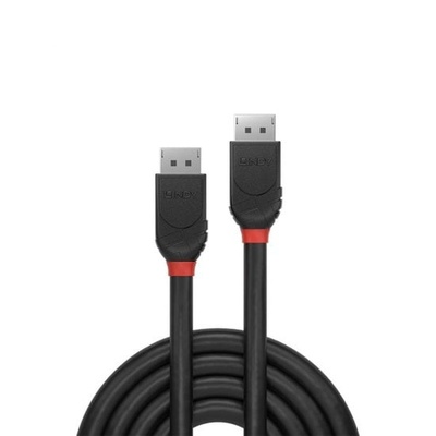 Kábel DisplayPort M/M 0.5m, 4K@60Hz, DP v1.2, 21.6Gbit/s, čierny, Black Line