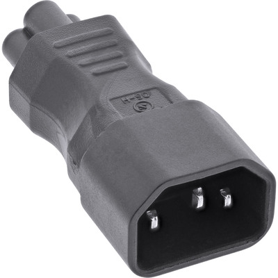 Adaptér C14/C5 M/F, čierny