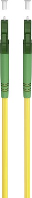 Fiber kábel LC/APC-LC/APC, 1m Simplex OS2(9/125µm), LSOH, 3mm, žltý