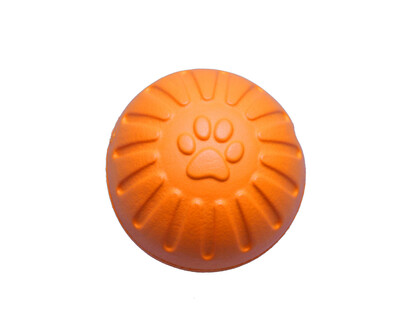 Lopta penová malá plávajúca, 7cm, bez šnúrky, extrémne odolná, FOAM, oranžová