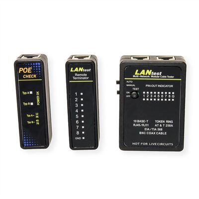 Tester siete, Multi-Network RJ45, BNC, PoE