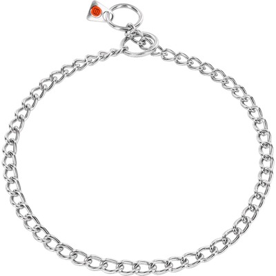 Obojok retiazkový sťahovací 2.5mm/60cm, malé oko, nerezová oceľ, HS