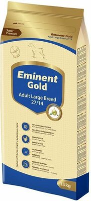 Krmivo EMINENT DOG GOLD ADULT LARGE BREED 27/14, pre dospelé psy veľkých a obrích plemien, 15+2kg