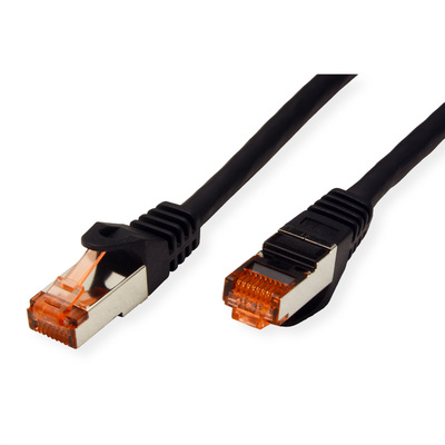 S/FTP (PiMF) Patchkábel LSOH 1.5m cat.6, čierny, Cu, Component Level