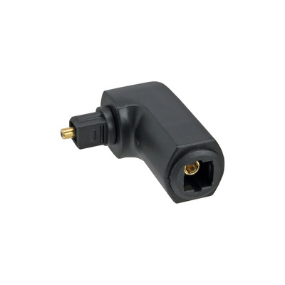 Adaptér TOSLINK M/F zahnutý