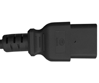 Power cord China type I to C19 1.5mm², 3m CHN 3pin/IEC 60320-C19, CCC, black