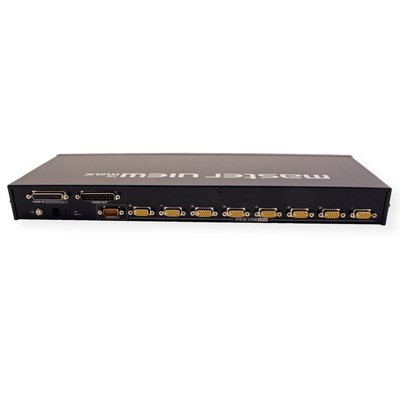 KVM switch/prepínač 8PC, VGA, PS/2+USB, OSD