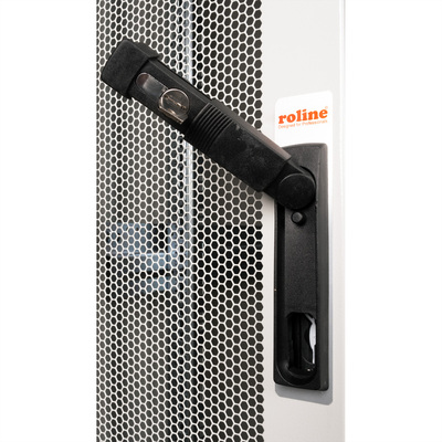 19" Rack na podlahu 26U, 1260x600x1000mm (HxWxD), PRO, Plexiglas, sivý