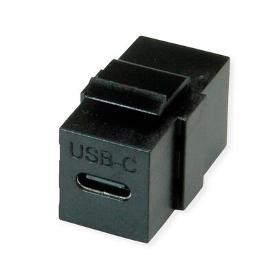 Modul USB 3.1 CF/CF, Keystone, čierny, 5Gbit/s