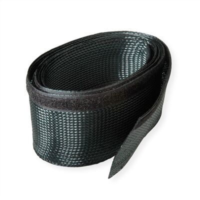 Káblový organizér Kábel Fix, suchý zips, 2.5m, ⌀ do 25mm, čierny