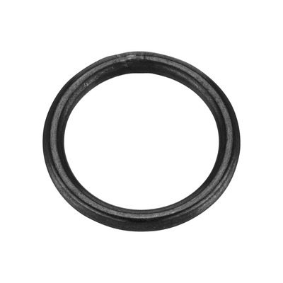 Krúžok zváraný, 4mm/25mm, nerezová oceľ, čierny, HS