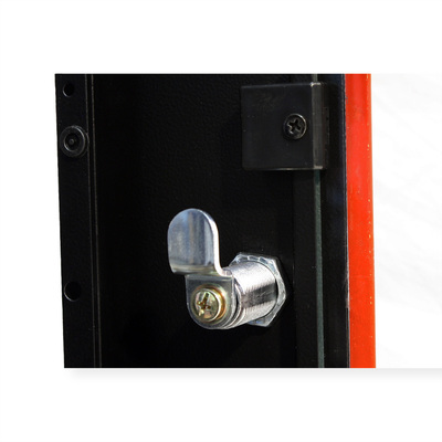 19" Rack na stenu 4U, čierny, 290x600x450mm (HxWxD), odnímateľné bočnice