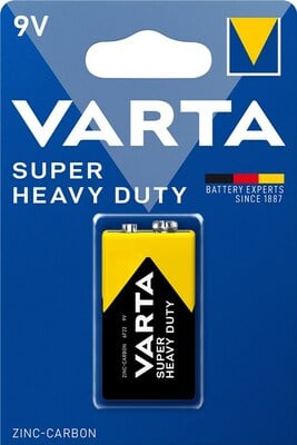 Baterka VARTA Superlife Zinc-Carbon 9V (6F22) 1BL