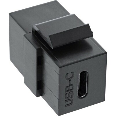 Modul USB 3.1 CF/CF, Keystone, čierny