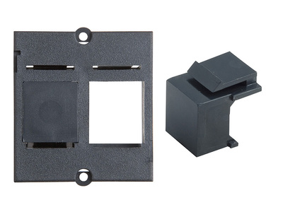 Modul záslepka Keystone, čierny