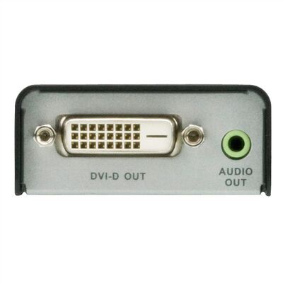 Predĺženie DVI-D cez 2xTP do 60m, Audio (3.5mm jack)