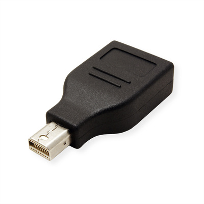 Adaptér mini DisplayPort na DisplayPort M/F, dongle, čierny