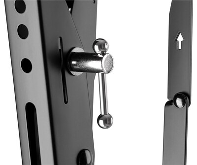 Držiak pre TV 37-70" na stenu, max 70kg, s náklonom +3° / -12°, VESA do 600x400, čierny