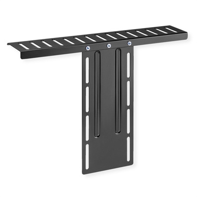 Univerzálna polička/držiak 400x86x300mm, kompatibilná s VESA 100, čierna